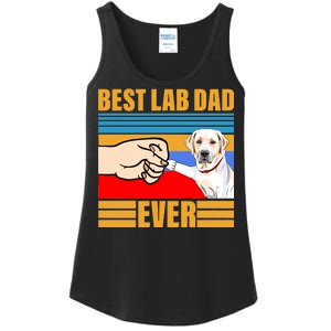 Best Lab Dad Ever Ladies Essential Tank