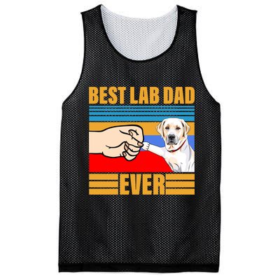 Best Lab Dad Ever Mesh Reversible Basketball Jersey Tank
