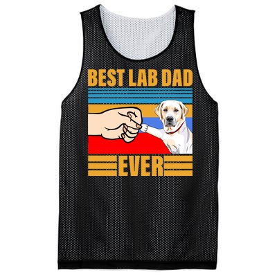 Best Lab Dad Ever Mesh Reversible Basketball Jersey Tank