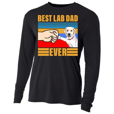 Best Lab Dad Ever Cooling Performance Long Sleeve Crew