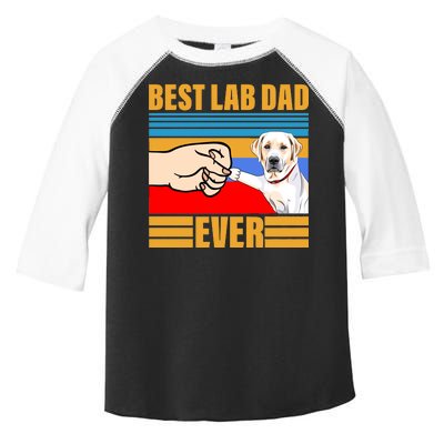 Best Lab Dad Ever Toddler Fine Jersey T-Shirt