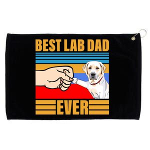 Best Lab Dad Ever Grommeted Golf Towel