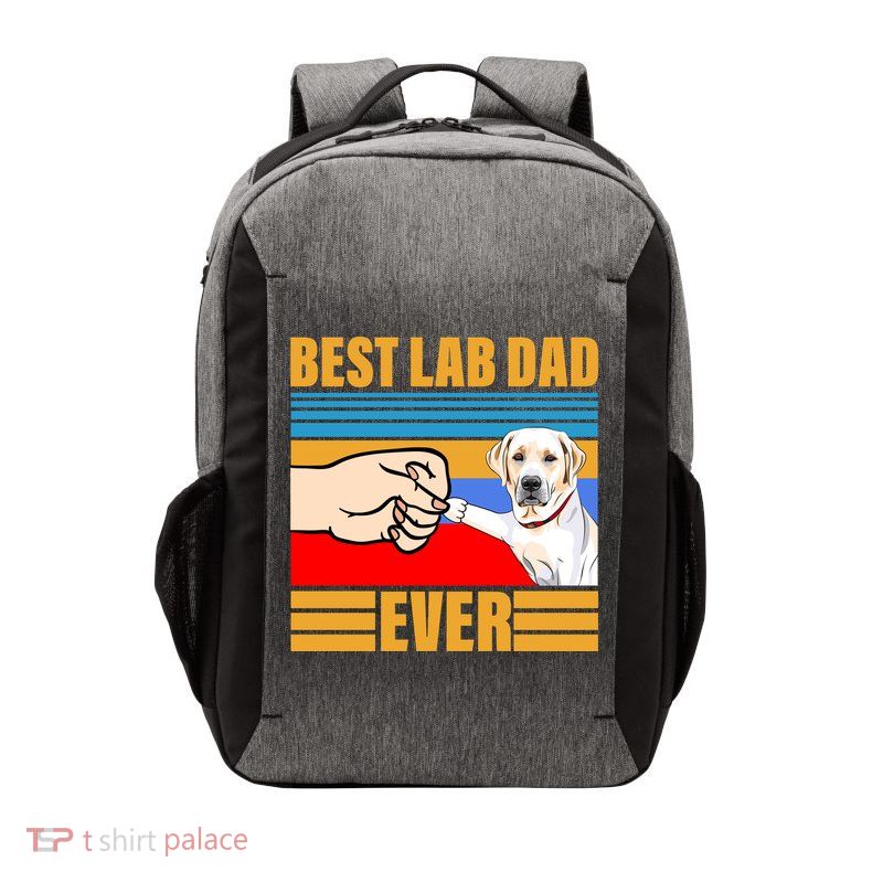 Best Lab Dad Ever Vector Backpack