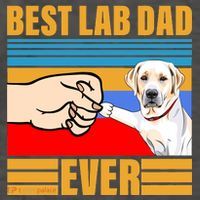 Best Lab Dad Ever Vector Backpack