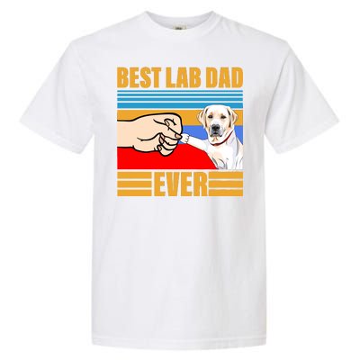 Best Lab Dad Ever Garment-Dyed Heavyweight T-Shirt