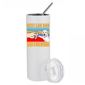 Best Lab Dad Ever Stainless Steel Tumbler