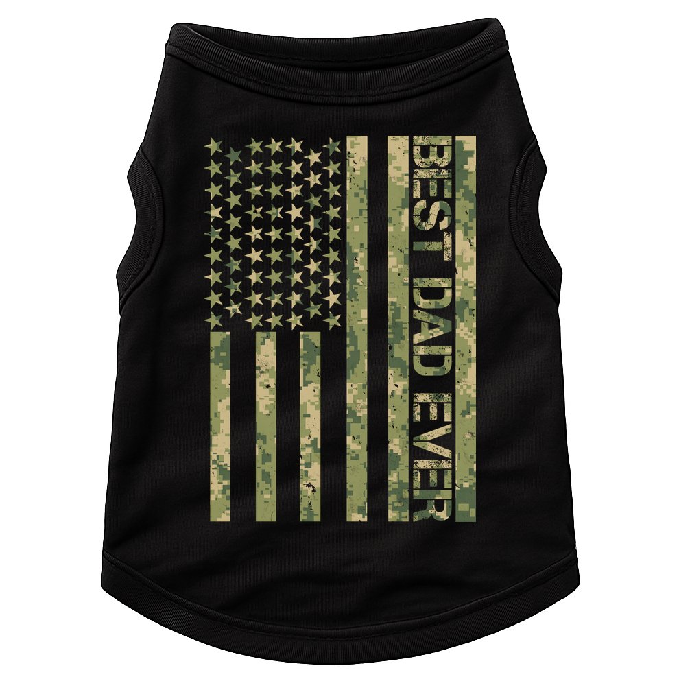 Best Military Dad Ever Doggie Tank
