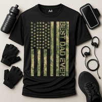 Best Military Dad Ever Cooling Performance Crew T-Shirt