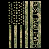 Best Military Dad Ever Cooling Performance Crew T-Shirt