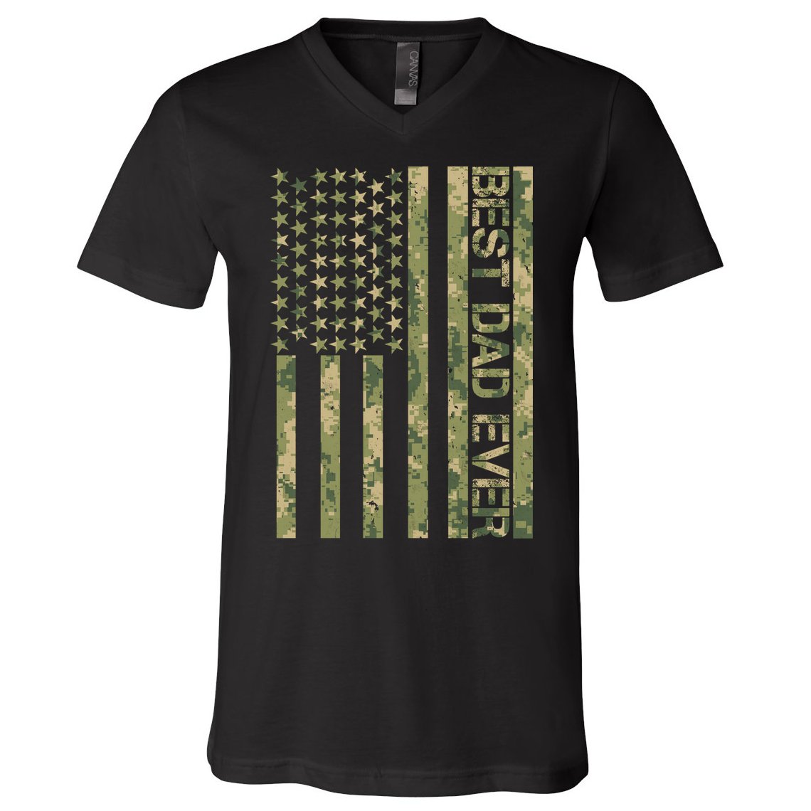 Best Military Dad Ever V-Neck T-Shirt