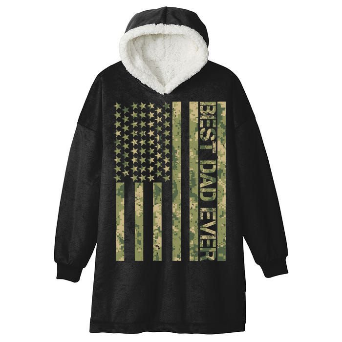 Best Military Dad Ever Hooded Wearable Blanket