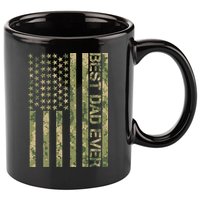Best Military Dad Ever 11oz C Handle Ceramic Mug