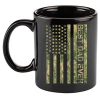 Best Military Dad Ever 11oz C Handle Ceramic Mug