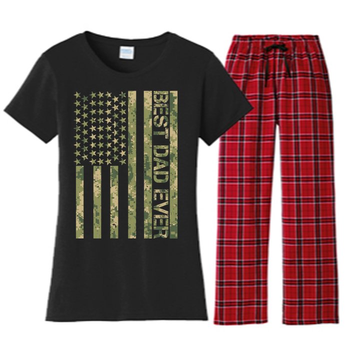 Best Military Dad Ever Women's Flannel Pajama Set