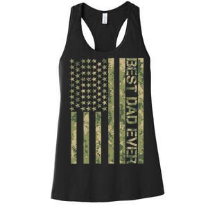 Best Military Dad Ever Women's Racerback Tank