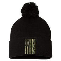 Best Military Dad Ever Pom Pom 12in Knit Beanie