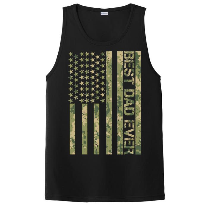 Best Military Dad Ever PosiCharge Competitor Tank