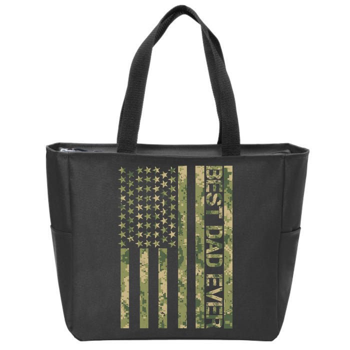 Best Military Dad Ever Zip Tote Bag