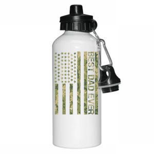 Best Military Dad Ever Aluminum Water Bottle 