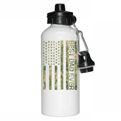 Best Military Dad Ever Aluminum Water Bottle