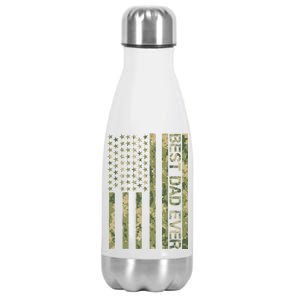 Best Military Dad Ever Stainless Steel Insulated Water Bottle