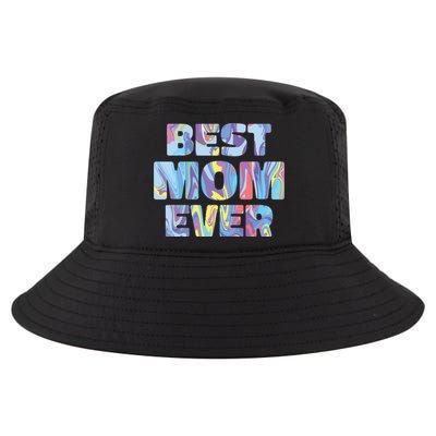 Best Mom Ever Colorful Cool Comfort Performance Bucket Hat