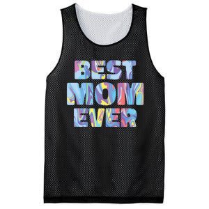 Best Mom Ever Colorful Mesh Reversible Basketball Jersey Tank