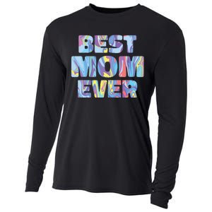 Best Mom Ever Colorful Cooling Performance Long Sleeve Crew