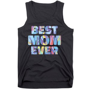 Best Mom Ever Colorful Tank Top