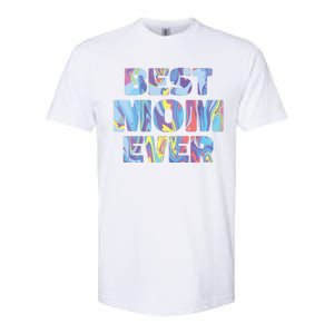 Best Mom Ever Colorful Softstyle CVC T-Shirt