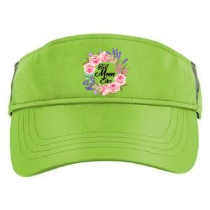 Best Mom Ever Flower Wreath Adult Drive Performance Visor