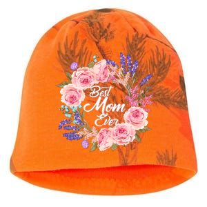 Best Mom Ever Flower Wreath Kati - Camo Knit Beanie