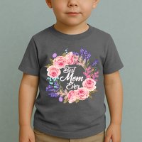 Best Mom Ever Flower Wreath Toddler T-Shirt