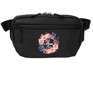 Best Mom Ever Flower Wreath Crossbody Pack