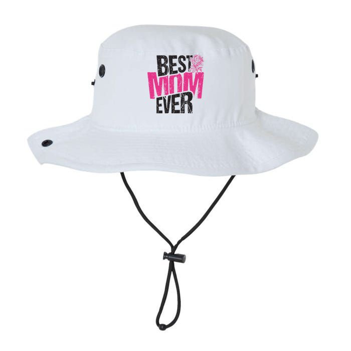 Best Mom Ever Rose Distressed Legacy Cool Fit Booney Bucket Hat