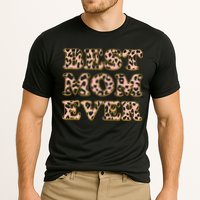 Best Mom Ever Stylish Leopard Print Cooling Performance Crew T-Shirt