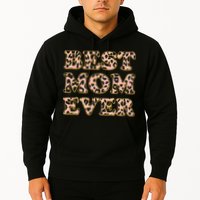 Best Mom Ever Stylish Leopard Print Hoodie