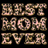 Best Mom Ever Stylish Leopard Print Hoodie