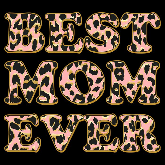 Best Mom Ever Stylish Leopard Print Hoodie