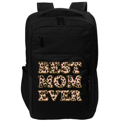 Best Mom Ever Stylish Leopard Print Impact Tech Backpack