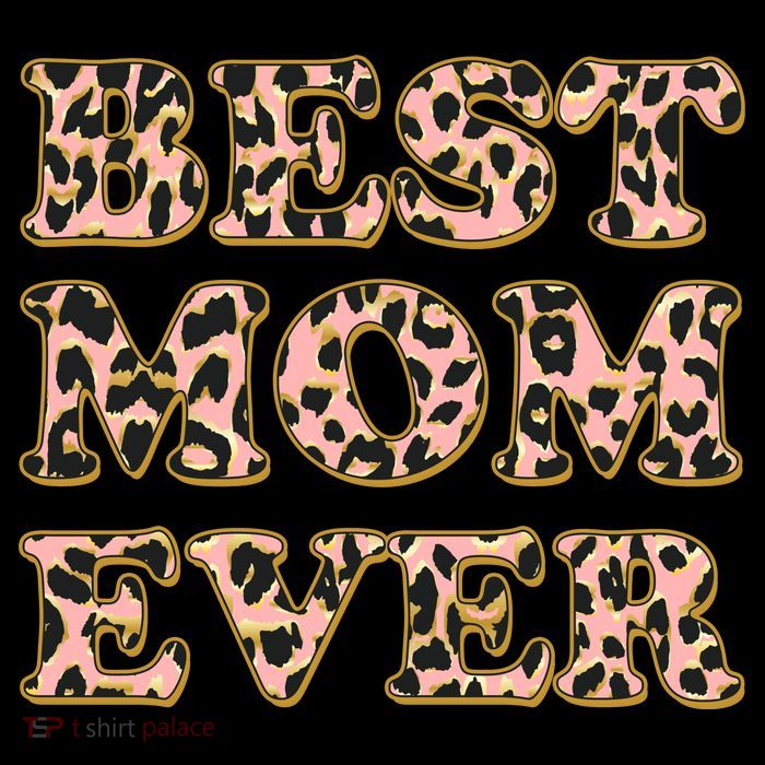 Best Mom Ever Stylish Leopard Print Kids Colorblock Raglan Jersey
