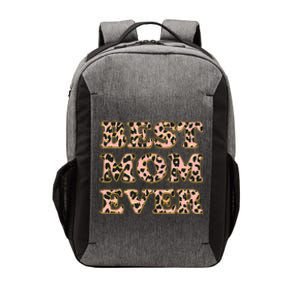 Best Mom Ever Stylish Leopard Print Vector Backpack