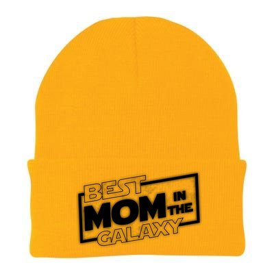 Best Mom In The Galaxy Parody Movie Logo Knit Cap Winter Beanie