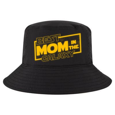 Best Mom In The Galaxy Parody Movie Logo Cool Comfort Performance Bucket Hat