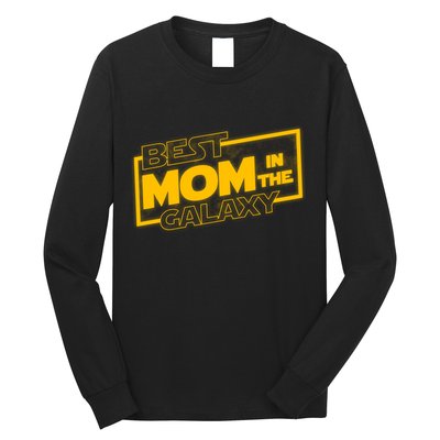 Best Mom In The Galaxy Parody Movie Logo Long Sleeve Shirt