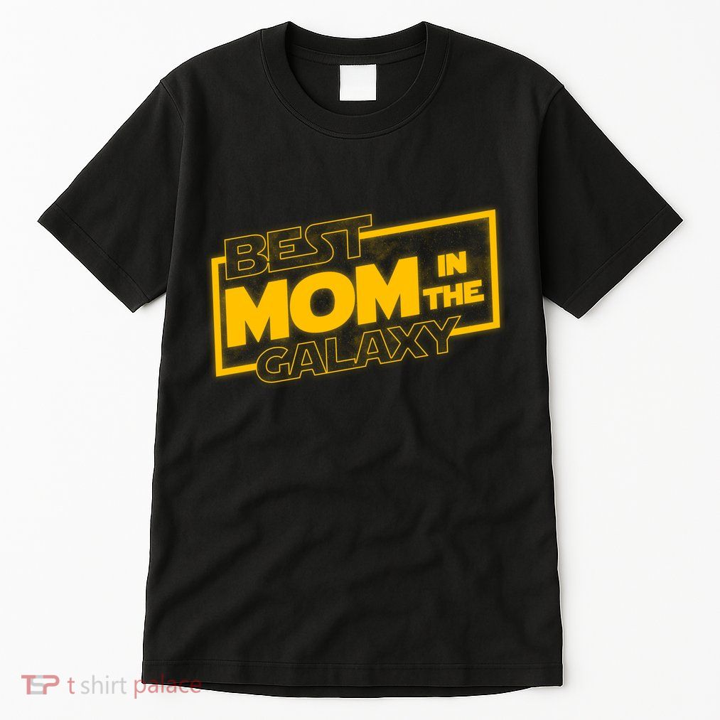 Best Mom In The Galaxy Parody Movie Logo Tall T-Shirt