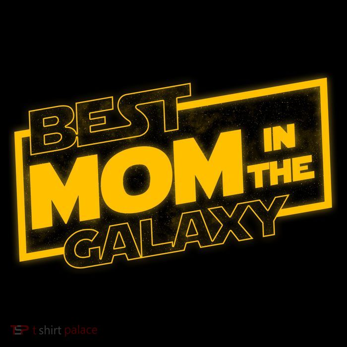 Best Mom In The Galaxy Parody Movie Logo Tall T-Shirt