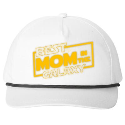 Best Mom In The Galaxy Parody Movie Logo Snapback Five-Panel Rope Hat