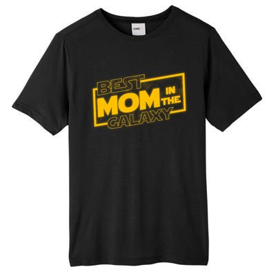 Best Mom In The Galaxy Parody Movie Logo Tall Fusion ChromaSoft Performance T-Shirt