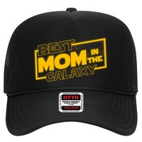Best Mom In The Galaxy Parody Movie Logo Trucker Hat